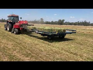 MF 1840 Square Baler & Accumulator in Action!