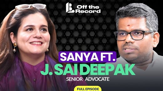 Senior Advocate J Sai Deepak, Off The Record With Sanya Talwar | Full Episode