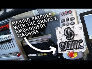 Making Embroidery Patches On The Melco Bravo X | www.NeverDenyMe.com @NateMatthews