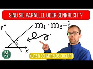 Senkrecht vs. Parallel: Lineare Funktionen in 5 Minuten | Kurz & Schmerzlos @MKSmitJan (5)