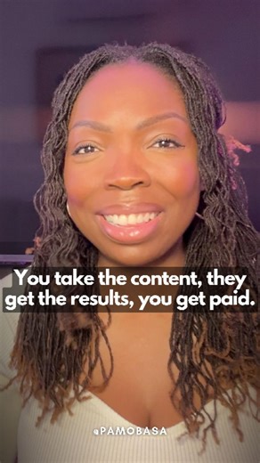 Pam Obasa I Marketing & Sales Superstar on Instagram: "Business model #4: Content Repurposing Here’s how it works: Find a business owner or creator who records long videos. You meet with them and help turn that one video into multiple forms of content: Short clips Social media posts Emails Reels / Shorts It’s simple, high-value, and in demand because creators want to focus on creating, not editing. Watch the full video on my YouTube channel. Which creator could you help today by turning one vide
