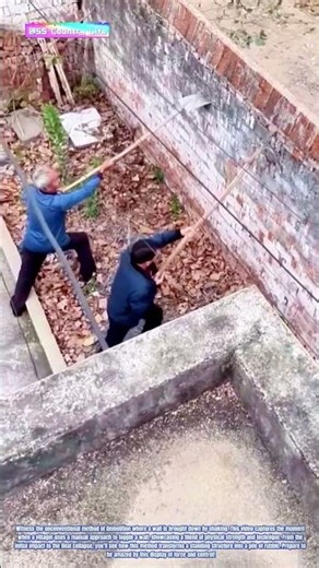 Bringing Down the Walls: Demolition by Shaking