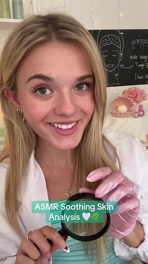 ASMR Soothing Skin Analysis 🌿