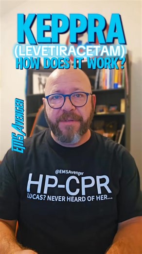 I've been in EMS for twenty years and for most of that time Keppra was just this thing they gave in the hospital and that patients had a prescription for. I didn't understand how it worked. A medication that exists in our orbit this prominently is one we should be familiar with, so here is an overview. #Paramedicbook #paramedicsoffacebook #medicsoffacebook #medicbook #emtsoffacebook #emsbook #Paramedic #paramedics #firstresponders #firstresponderbook #firstrespondersoffacebook #firefighterbook #