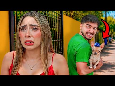 HICE LLORAR a KAREN con SU PERRITO BEBÉ !!