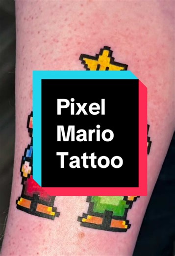 8-Bit Mario & Luigi Tattoo 🍄✨ | Pixel Perfect Nostalgia Level up your ink game 🎮🔥 This 8-bit pixel tattoo of Mario and Luigi is straight out of the classic arcade era — bold lines, vibrant colors, and pure retro vibes. Who grew up saving Princess Peach? 👑🍄 Done in clean pixel detail to capture that authentic 8-bit Super Mario Bros aesthetic. Retro gaming tattoos are undefeated. 🎮 Mario tattoo 🎮 Luigi tattoo 🎮 8-bit tattoo 🎮 Pixel art tattoo 🎮 Retro gaming tattoo 🎮 Nintendo inspired in