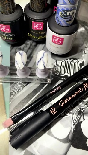 Pink Gellac Permanent Marker Nail Art Tutorial