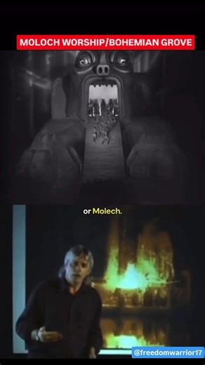 Freedom Warrior 17 on Instagram: "At the Jerusalem tophet, scholars believed that Moloch was a pagan deity to whom children were sacrificed. It is well-known that King Solomon did in fact pay tribute to Moloch and built altars for sacrificial rites. King Solomon, who is known for having "the wisdom of God, kneels at the feet of an idol of Moloch, a pagan god who is depicted as a naked man sitting on an orb and holding the skull of an animal. One of King Solomon's 700 wives and 300 concubines ins