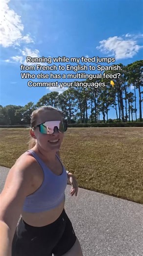 Maite on Instagram: "Speaking French, English, and Spanish daily 🤪 My brain is constantly switching modes 🔄🧠 Running somehow makes it worse and better at the same time 🏃‍♀️✨ Who else is multilingual? Comment your languages 🌍 #runners #runneuse #courseapied #runningmotivation #runner"