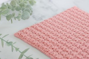 How to Crochet Blocked Bead Stitch: Free Pattern & Video