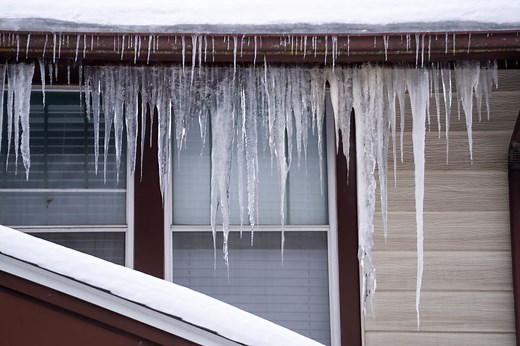 Icicles hanging from your home? Why that's a bad thing