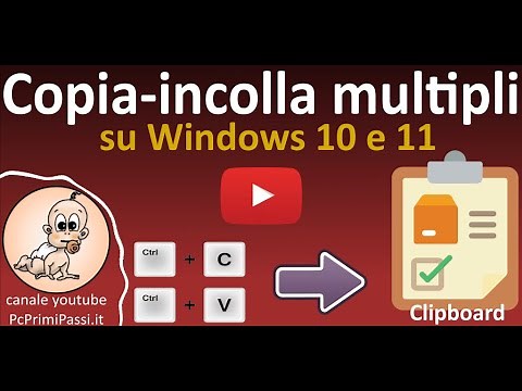 Copia-incolla multipli con gli appunti di windows 10 e 11