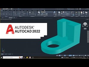 Tutorial How to Create 3D AutoCAD Drawings 2022 for Beginners Practice 11