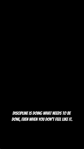 16 reactions · 3 comments | Discipline is doing what needs to be done, even when you don’t feel like it. It’s the quiet grind, the unseen effort, and the daily choice to push forward when others quit. Stay consistent, stay hungry, and watch your goals turn into reality.”  #Discipline #NoExcuses #GrindMode #StayFocused #MindsetMatters #MotivationDaily #SuccessMindset #HardWorkPaysOff #KeepPushing #NeverSettle | Roman Aldrich G Cuison | Facebook