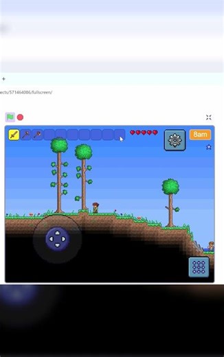 スクラッチでテラリアをやりました(⌒∇⌒)