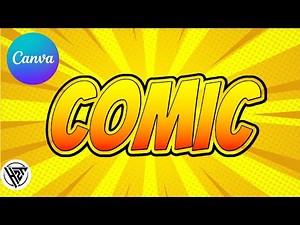 How To Add Comic Cartoon Text Effect In Canva (EASY)