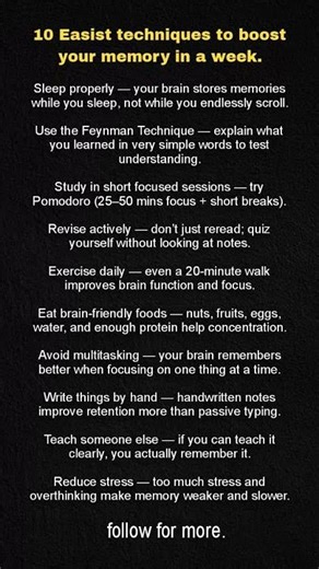 10 Ways no one will tell you to sharpen and boost your memory | Strong Mind | Boost memory