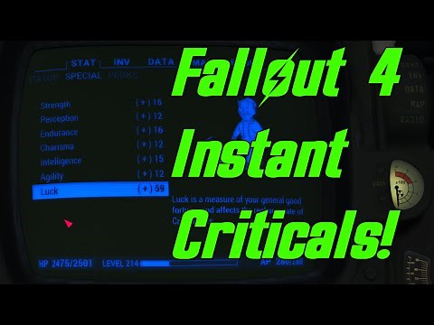 Fallout 4 How To Fill Your Critical Hit Meter In 1 Hit!