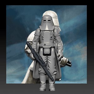 Star Wars SNOW TROOPER kenner vintage style 3.75" action figure