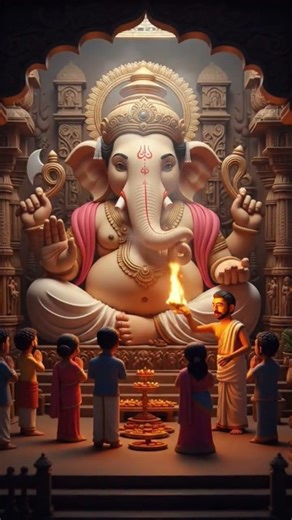ganpati arati 🥰 #ganeshbakti #ganapatibapa #ganpati #shorts #short #viral #like #shortsfeed #ai