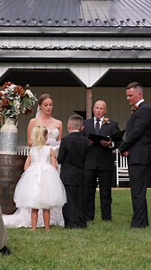 The Bride’s Vows to the Children. #weddingvows #ceremony #weddinginspiration | Sargas Media