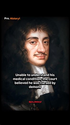 tragic story of Charles II 16 generation of inbreeding #emperor #history #tragichistory #darkhistory