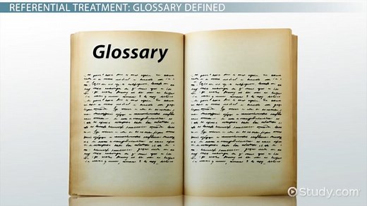 Glossary Definition, Purpose & Examples