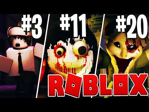 TOP 20 Best HORROR GAMES In ROBLOX | Roblox Horror Games (VERY SCARY)