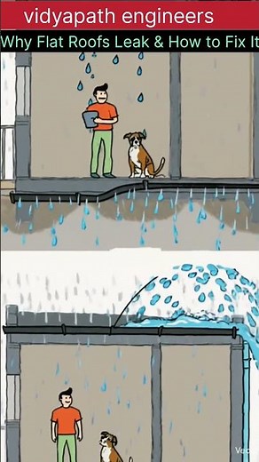 Why Flat Roofs Leak & How to Fix It #vidyapathengineers