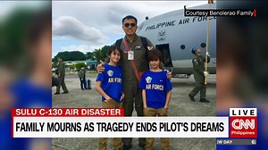 640K views · 12K reactions | Another soldier dies from injuries, bringing the total deaths of the C-130 plane crash in Sulu to 53. The fatalities include 50 military personnel and three civilians from the ground, including that of Air Force pilot major Michael Benolerao. For years, Benolerao lived away from his family to fulfill his sworn duty to the nation. Our correspondent Gerg Cahiles spoke to the pilots' relatives and family in Canada. www.cnn.ph | NewsWatch Plus Philippines | Facebook