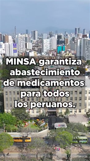 Tu salud es nuestra prioridad ✅ El #Minsa garantiza abastecimiento de medicamentos para todos los peruanos. | Ministerio de Salud del Perú