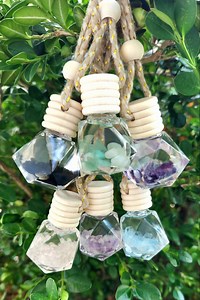 Hanging Car Diffuser: Fragrance Oil & Quartz Crystals - 6ml Refill - Etsy