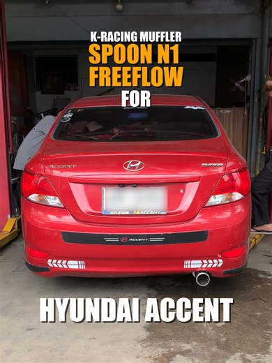Spoon N1 Freeflow Exhaust for Hyundai Accent - Custom Services