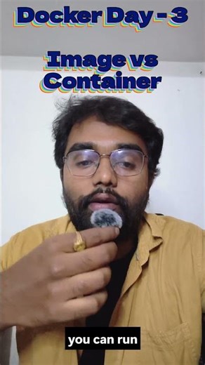 Docker Image vs Container (Finally Explained in 10 Seconds!) | DAY 3/30 | #devops #docker