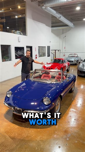 This 1969 Alfa Romeo Duetto is the final year of the iconic “boat tail” design.