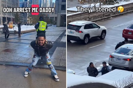 Influencer known for taunting cops by begging them to ‘Arrest me, Daddy’ is finally arrested