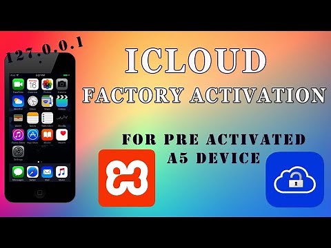 New!! Icloud Factory Activation using Local server (A5 Device) #arduino #unlock #ios #bypass #XAMPP