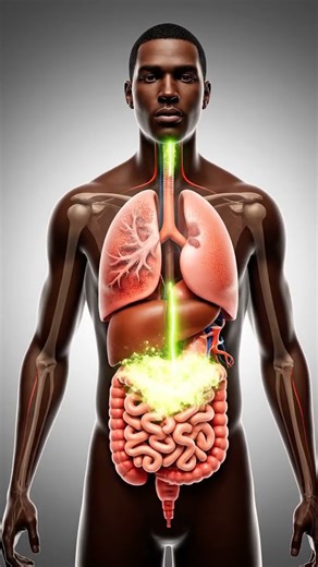 How Your Body Digests a Kiwi: Enzymes, Seeds & Vitamin C (8K Anatomy)