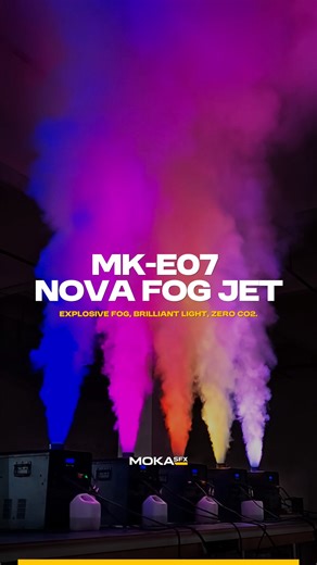 MOKA SFX | 🚀 Think CO₂ jets are powerful? Meet the NOVA Fog Jet — no CO₂, no limits. 💨 Shoots fog up to 15 meters high — fast, explosive, and clean.... | Instagram