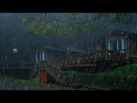 Rain Sounds ASMR - Fall Asleep Easily With The Sound Of Rain And Thunder At Night