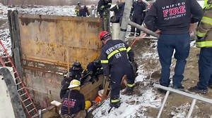 20K views · 233 reactions | TRENCH RESCUE - A construction worker who was trapped in a collapsed trench in Riverton Saturday afternoon has been rescued. Full story: bit.ly/3bP3zUA | FOX 13 News | Facebook