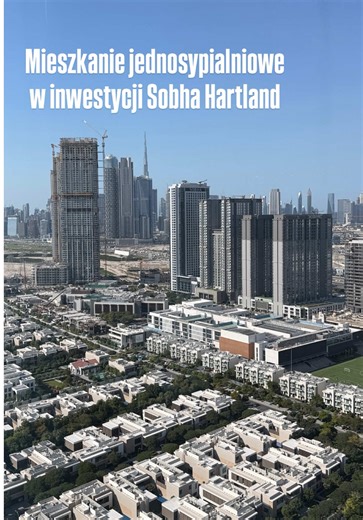 Jednosypialniowe mieszkanie na 33. piętrze w prestiżowym osiedlu Sobha Hartland — projekcie realizowanym w całości przez jednego dewelopera, co gwarantuje najwyższą jakość i spójną architekturę✨ Z apartamentu rozciąga się wyjątkowy widok na: 🌿 Ras Al Khor Wildlife Sanctuary 🖼️ Dubai Frame 🏙️ Burj Khalifa ⛵ Burj Al Arab 🌇 Marina Skyline Wnętrze obejmuje: ✔️ salon z dużymi przeszkleniami ✔️ sypialnię ✔️ łazienkę z prysznicem ✔️ pomieszczenie gospodarcze ✔️ dodatkowy pokój – maids room (idealny