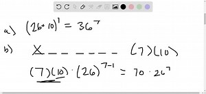 SOLVED:The password for a computer system consists of six alphanumeric characters and begins with a letter. Find the total number of passwords that: Are possible.