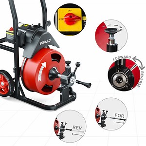 DRAIN CLEANING MACHINE, 50FT