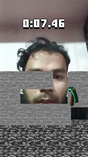 let's mine in your screen with this Minecraft template😵😼 #shortsminecraft #minecraftdiaries #short