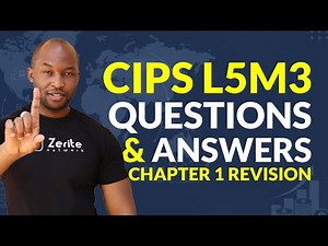 CIPS L5M3 Questions and Answers Chapter 1 Revision