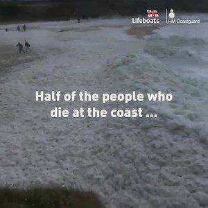 3 simple tips to #RespectTheWater and avoid waves that can drag you out to sea. | RNLI