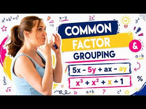 Factorization of a polynomial by grouping