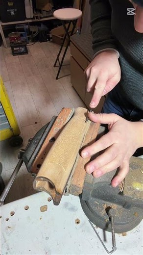 #carver #wood #woodworking #carving #diy #workshop #handmade #checkering #dremel