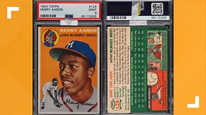 Record sale for a Hank Aaron baseball card made